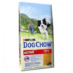 DOG CHOW ACTIVE POUL./RIZ 14KG